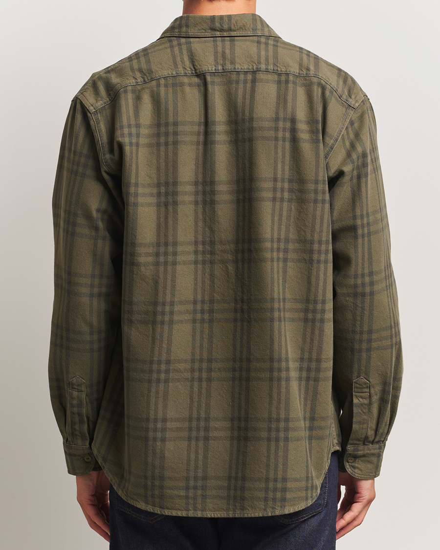 Herren | Hemden | Nudie Jeans | Julian Worker Checked Shirt Olive