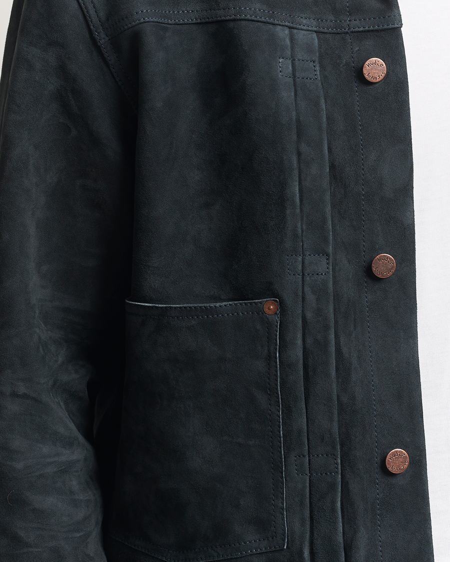 Herren | Jacken | Nudie Jeans | Dante II Suede Jacket Navy