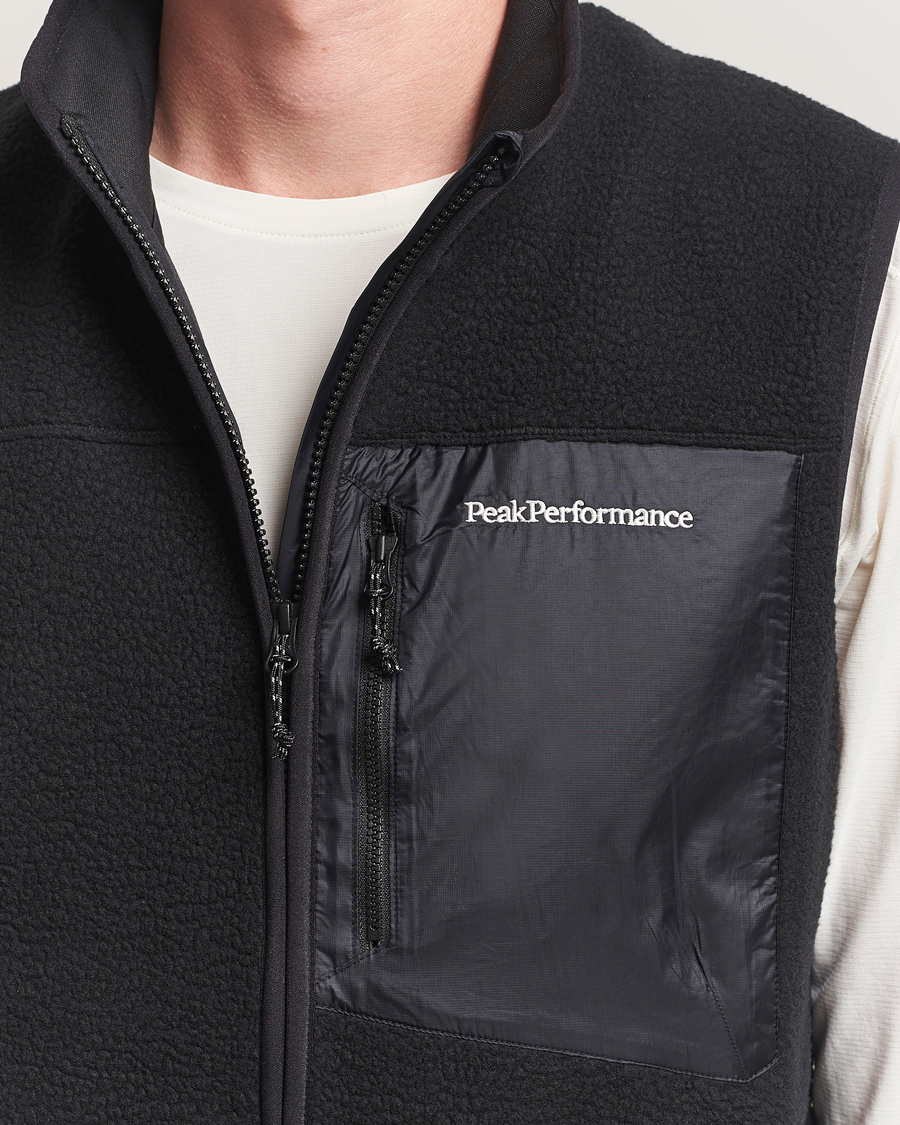 Herren | Pullover | Peak Performance | Pile Vest Black