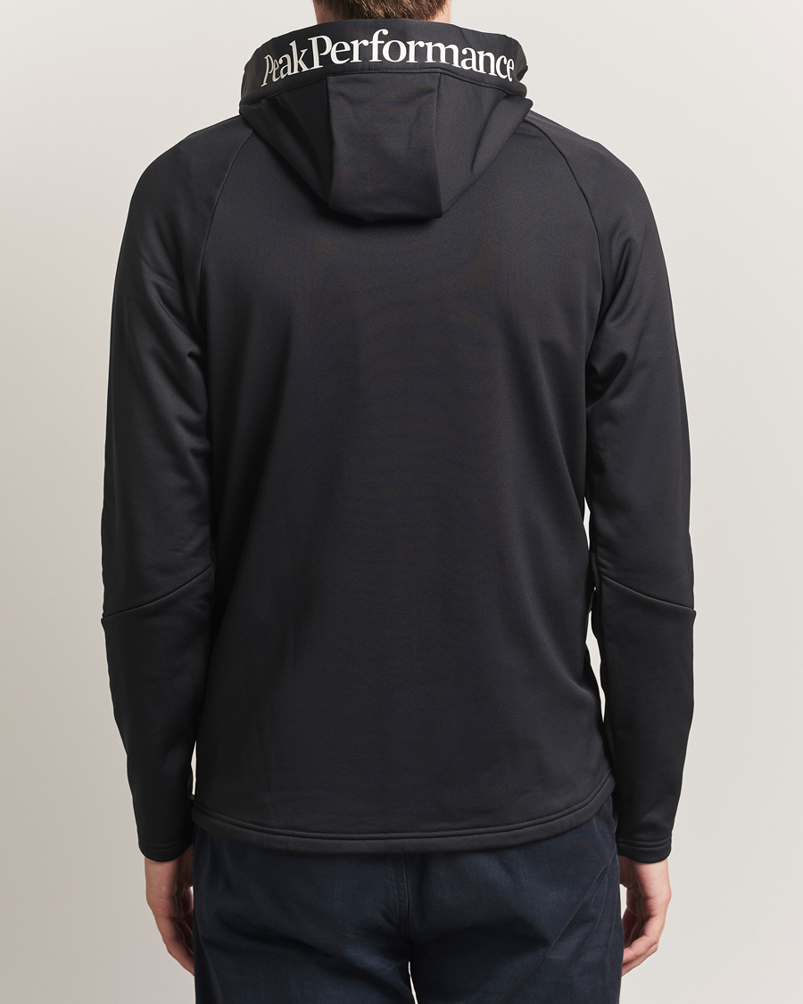 Herren | Pullover | Peak Performance | Rider Hooded Full Zip Black