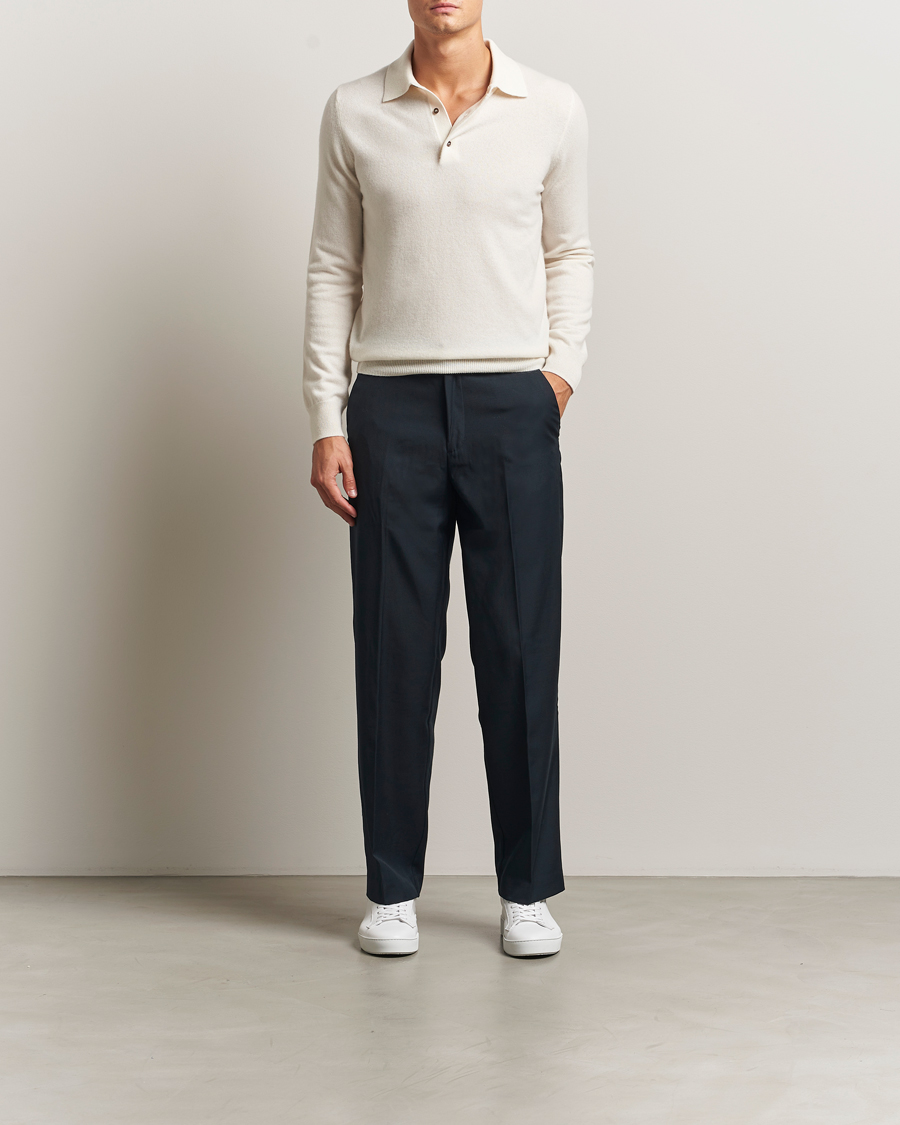 Herren | Hosen | Samsøe Samsøe | Noah Pleated Trousers Salute Navy