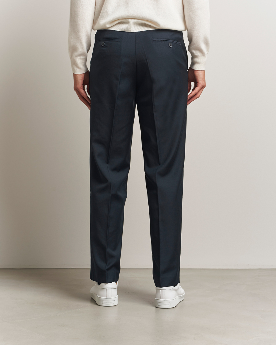 Herren | Hosen | Samsøe Samsøe | Noah Pleated Trousers Salute Navy