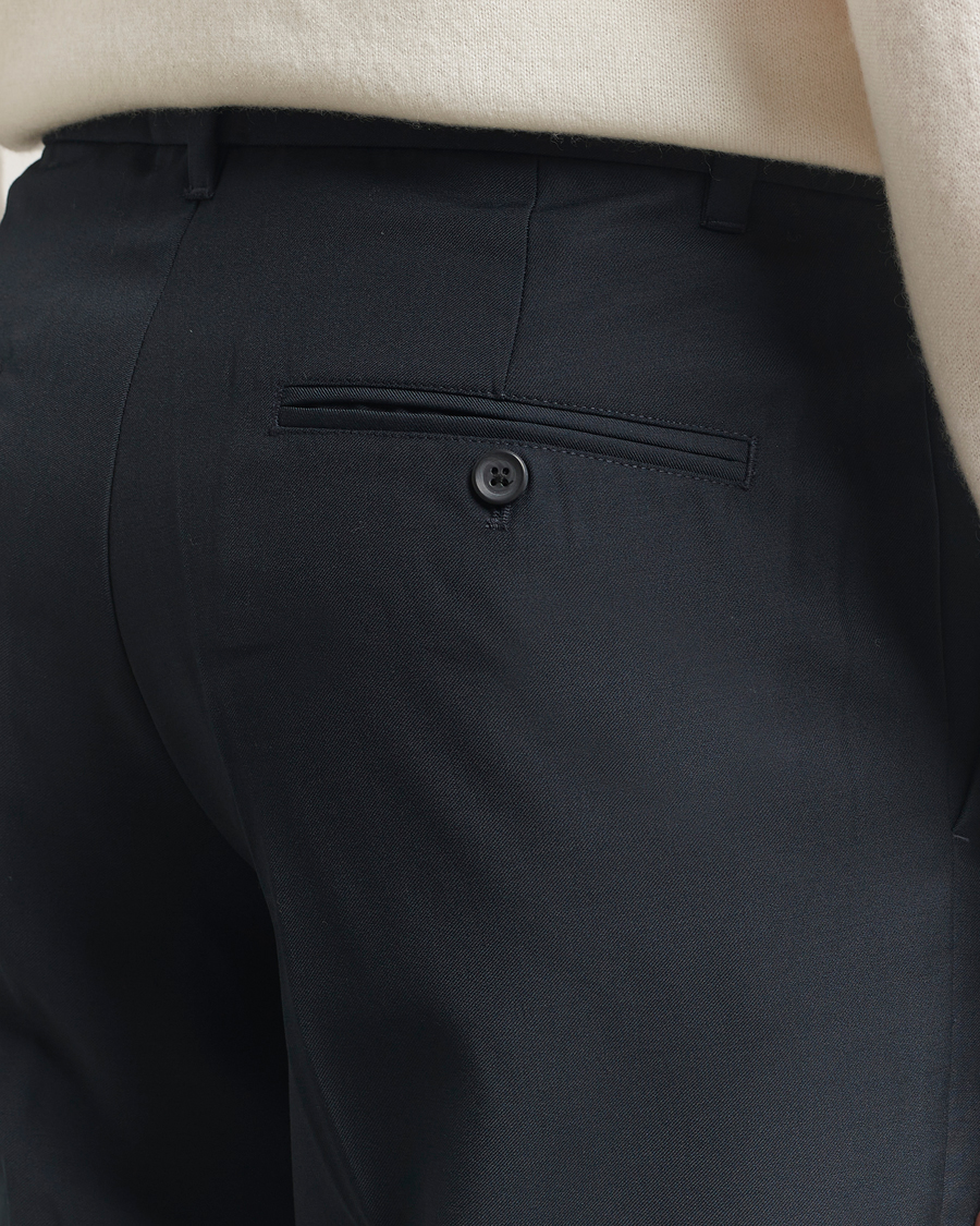 Herren | Hosen | Samsøe Samsøe | Noah Pleated Trousers Salute Navy