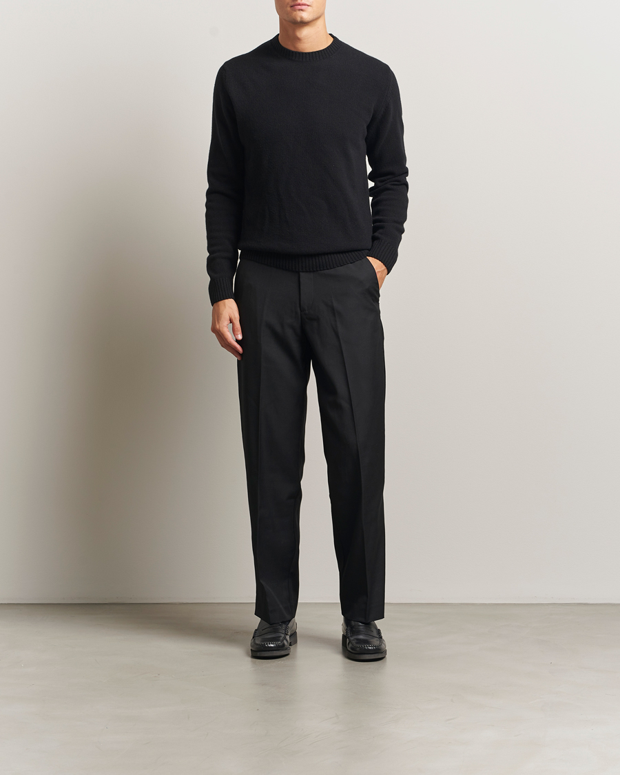 Herren | Hosen | Samsøe Samsøe | Noah Pleated Trousers Black