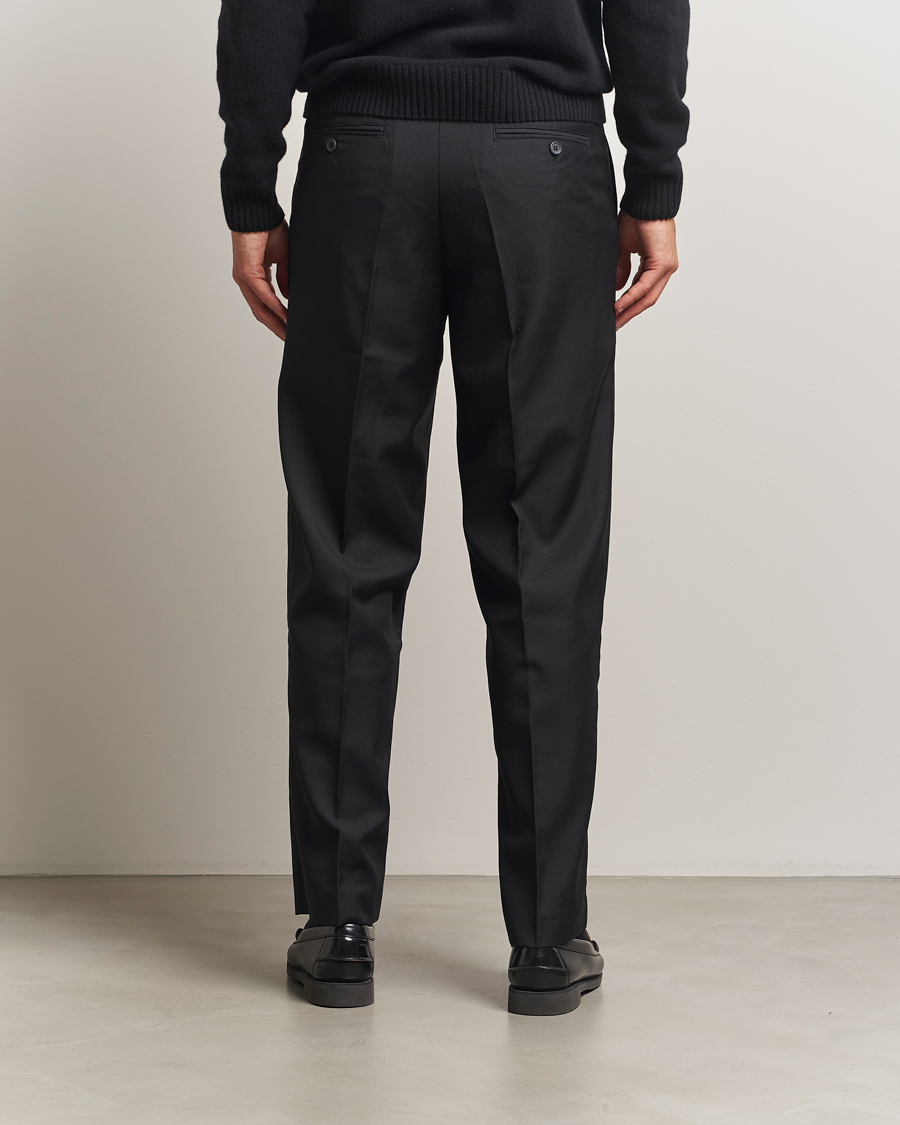 Herren | Hosen | Samsøe Samsøe | Noah Pleated Trousers Black