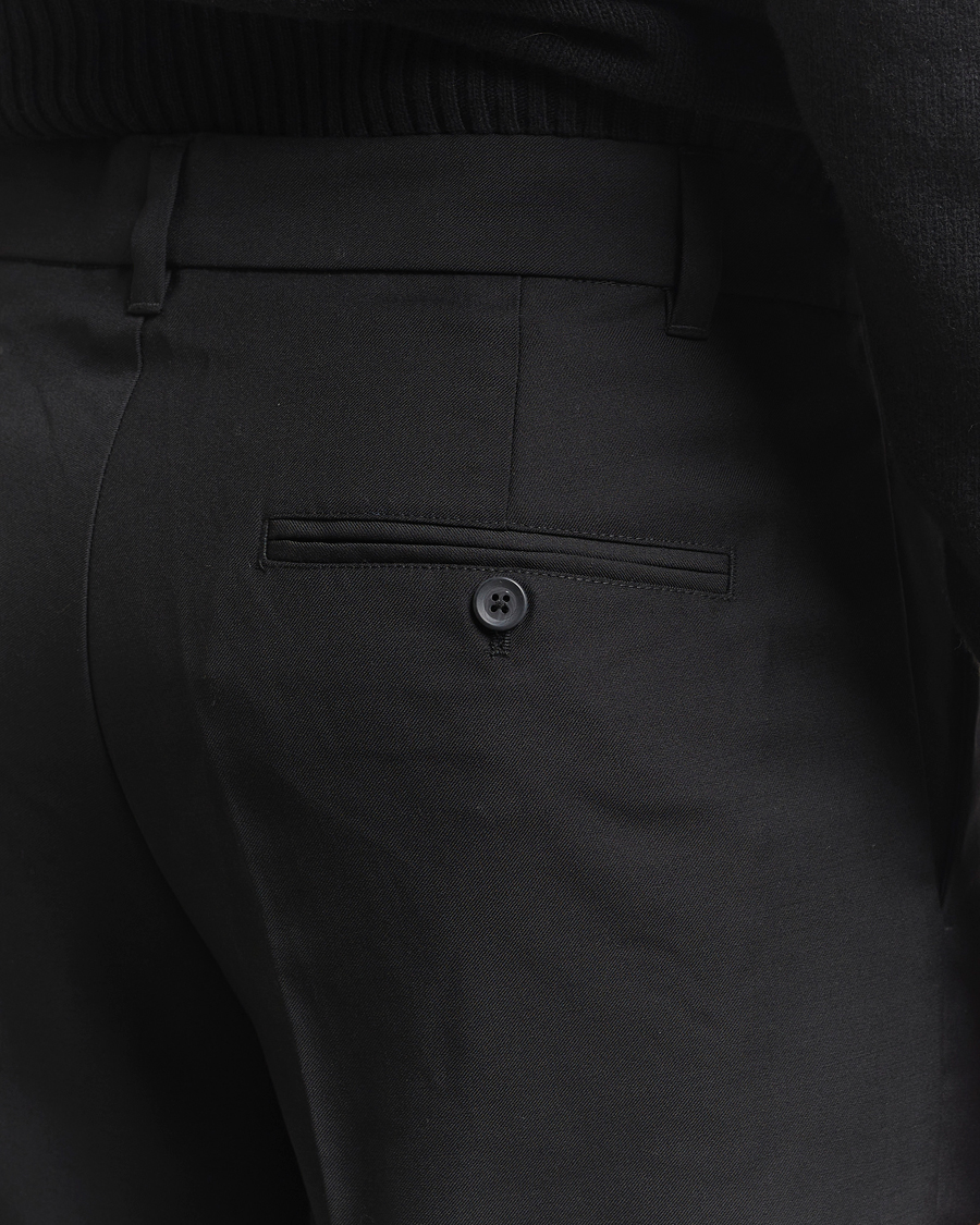 Herren | Hosen | Samsøe Samsøe | Noah Pleated Trousers Black