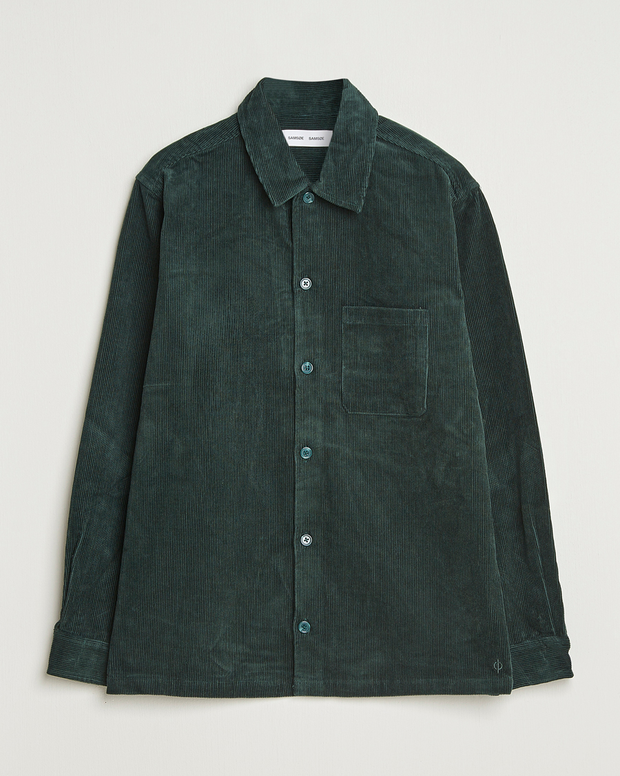 Herren | Hemden | Samsøe Samsøe | Damon Corduroy Overshirt Green Gables
