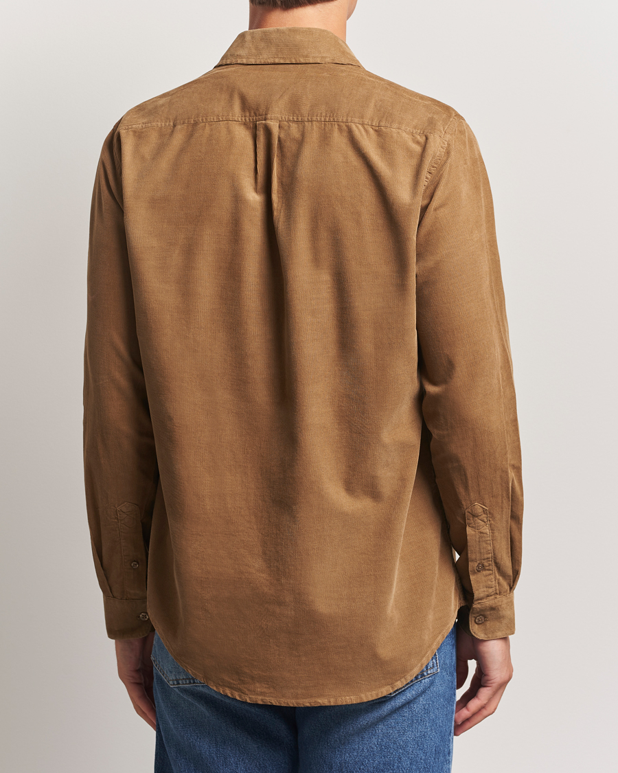 Herren | Hemden | Samsøe Samsøe | Liam Baby Cord Shirt Otter Brown