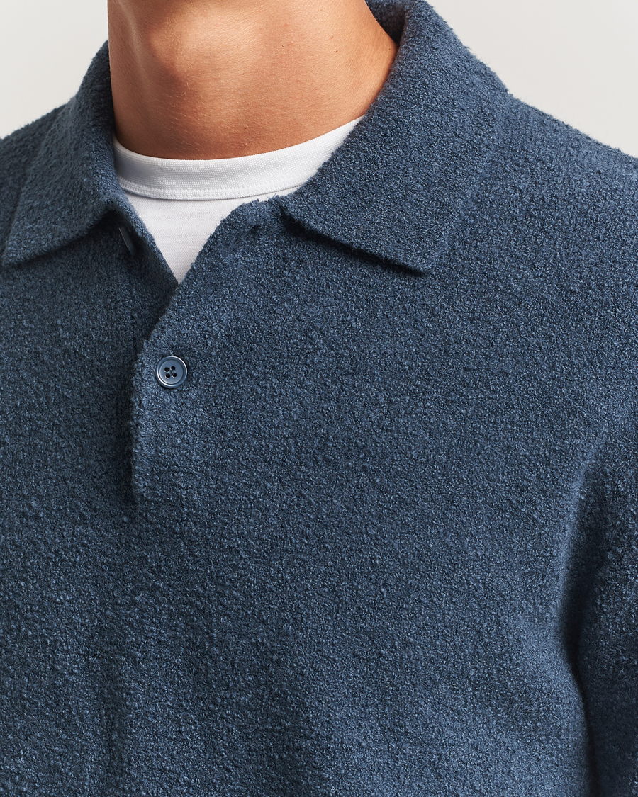 Herren | Pullover | Samsøe Samsøe | Nino Knitted Polo Midnight Navy