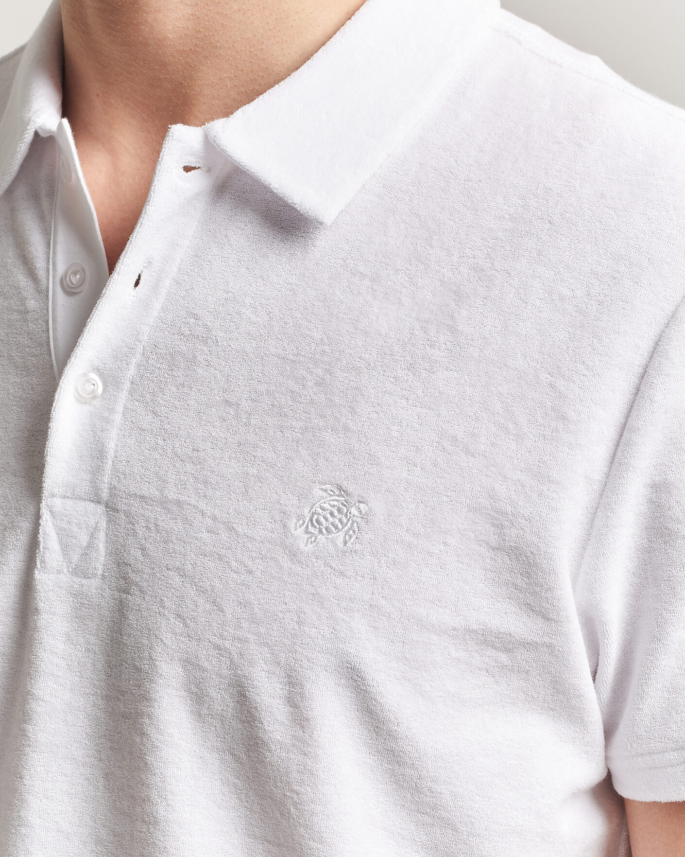 Herren | Poloshirts | Vilebrequin | Phoenix Terry Polo Blanc