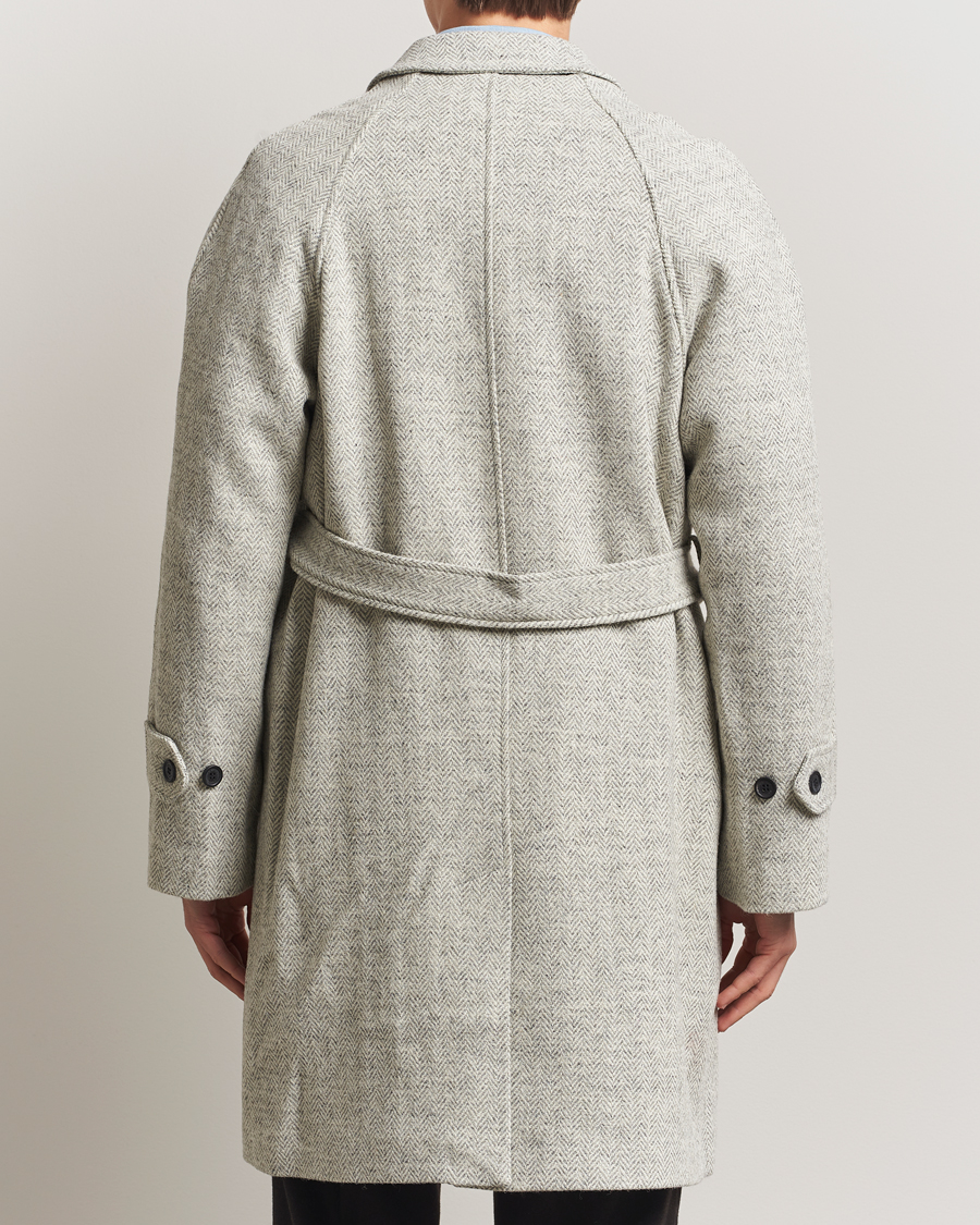 Herren | Jacken | Walker Slater | Watson Harris Tweed Herringbone Coat Light Grey