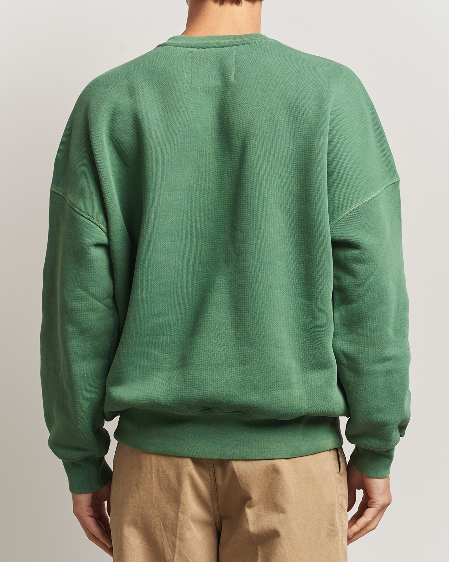 Herren | Pullover | GANT 240 Mulberry Street | Vintage Graphic Crew Neck Sweatshirts Forest Green