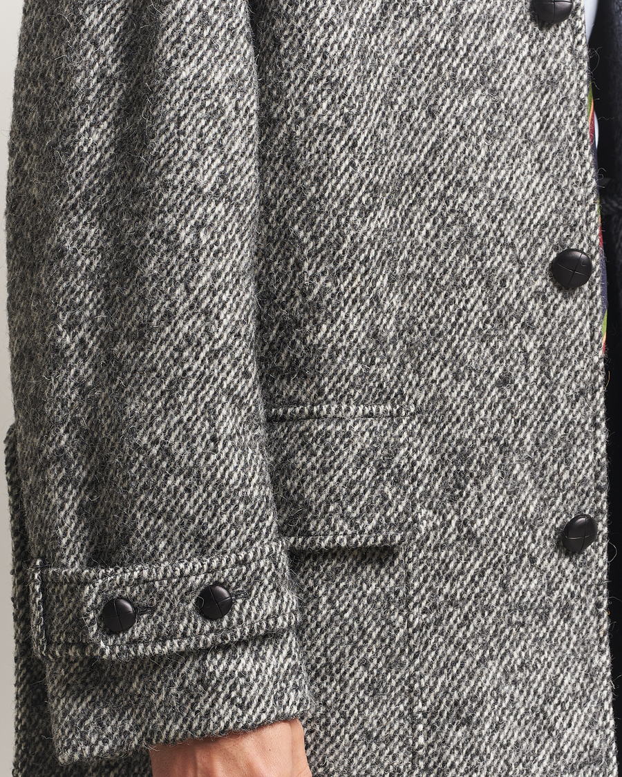 Herren | Jacken | GANT 240 Mulberry Street | Tweed Wool Coat Black