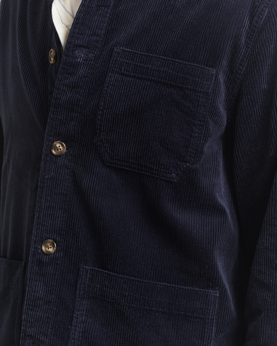 Herren | Hemden | GANT | Regular Fit Corduroy Overshirt Evening Blue