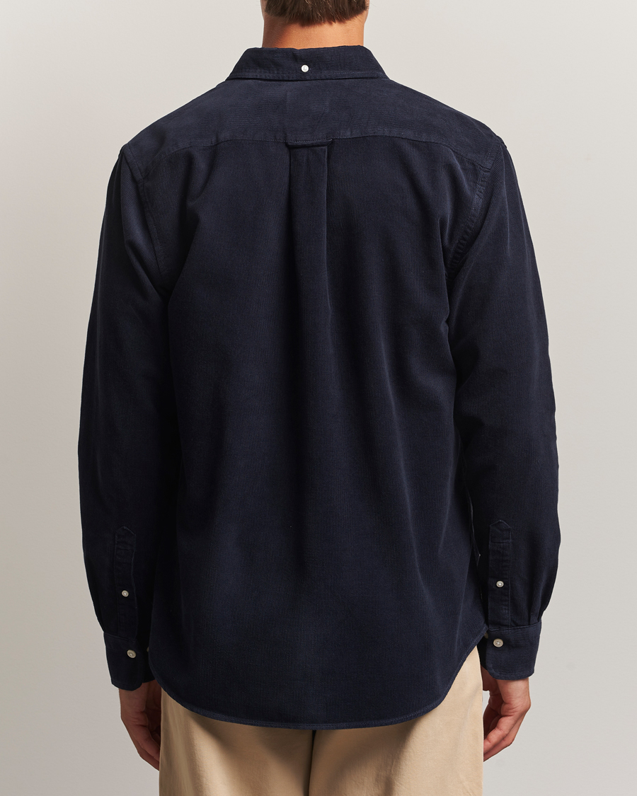 Herren | Hemden | Gant | Regular Fit Corduroy Shirt Evening Blue