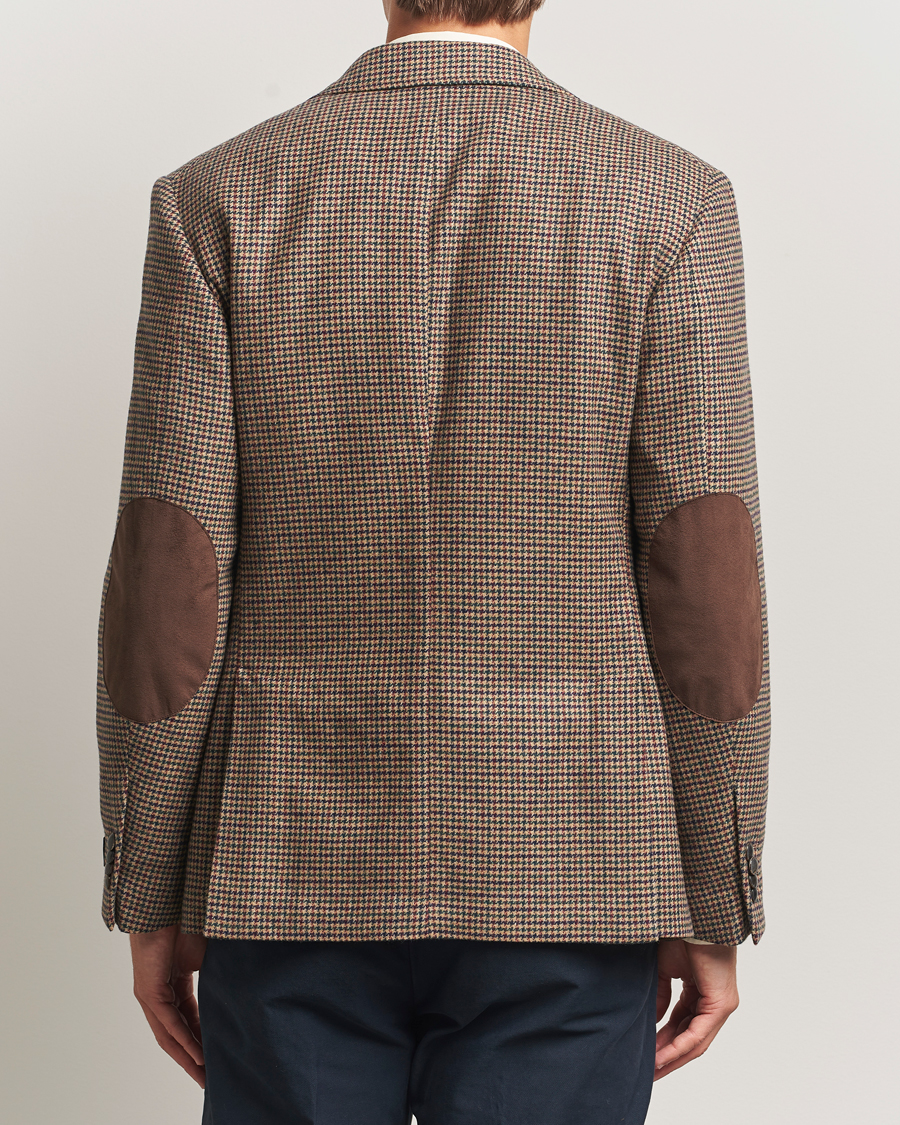 Herren | Sakkos | GANT | Wool Houndstooth Blazer Light Taupe