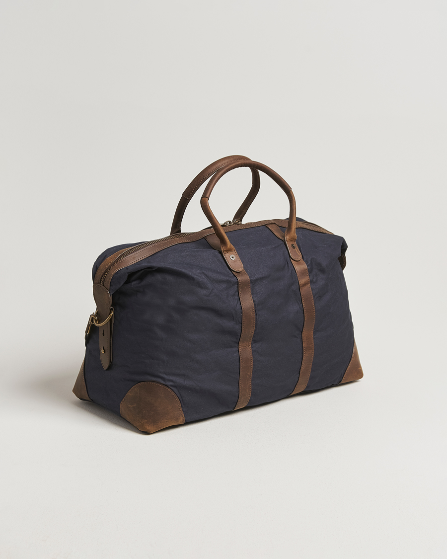 Herren | Taschen | GANT | Waxed Cotton Duffle Bag Evening Blue
