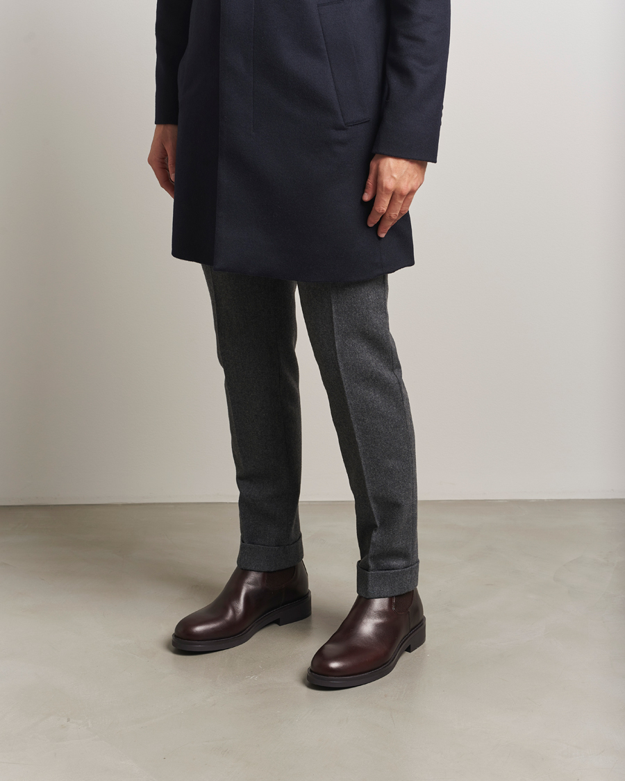 Herren | Boots | GANT | Prepdale Leather Chelsea Boot Dark Brown