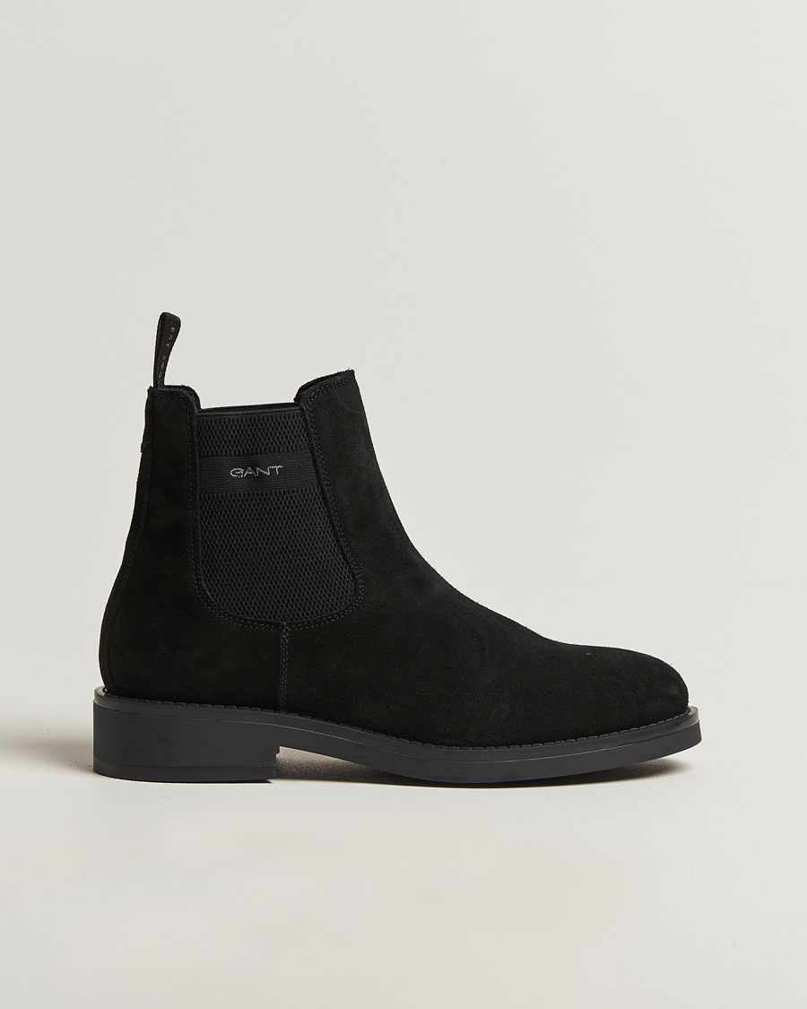 Herren | Boots | GANT | Prepdale Suede Chelsea Boot Black