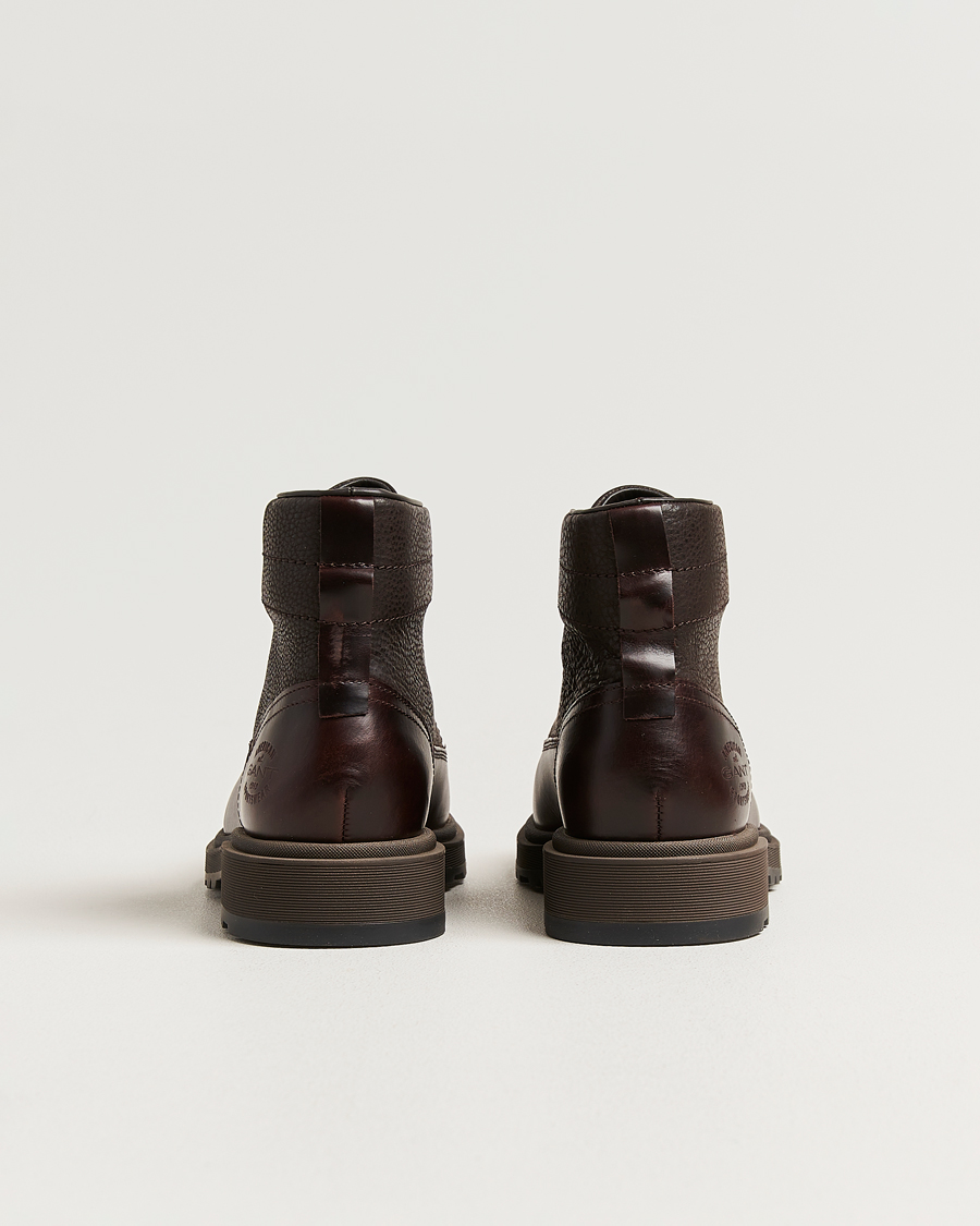 Herren | Boots | GANT | Blisdor Leather Boot Dark Brown