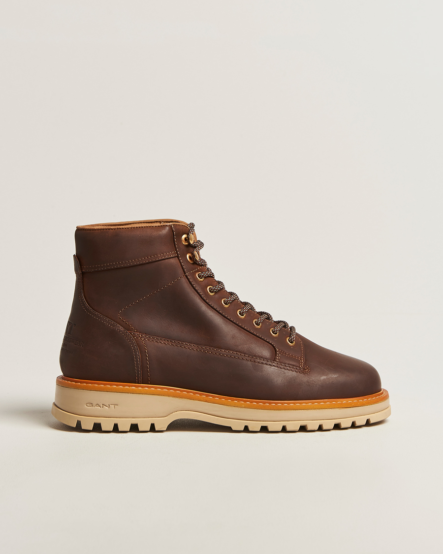 Herren | Boots | GANT | Clafton Felt Lined Rough Leather Boot Tan