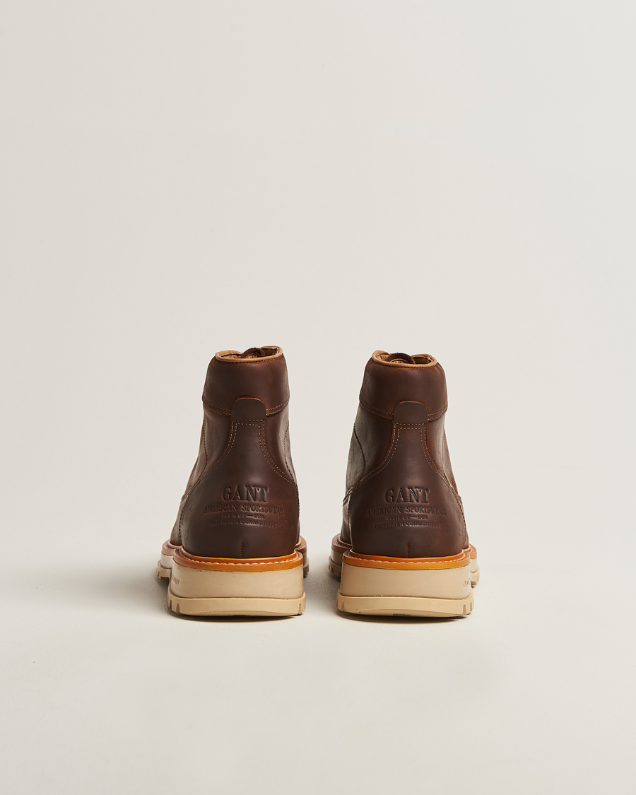 Herren | Boots | GANT | Clafton Felt Lined Rough Leather Boot Tan