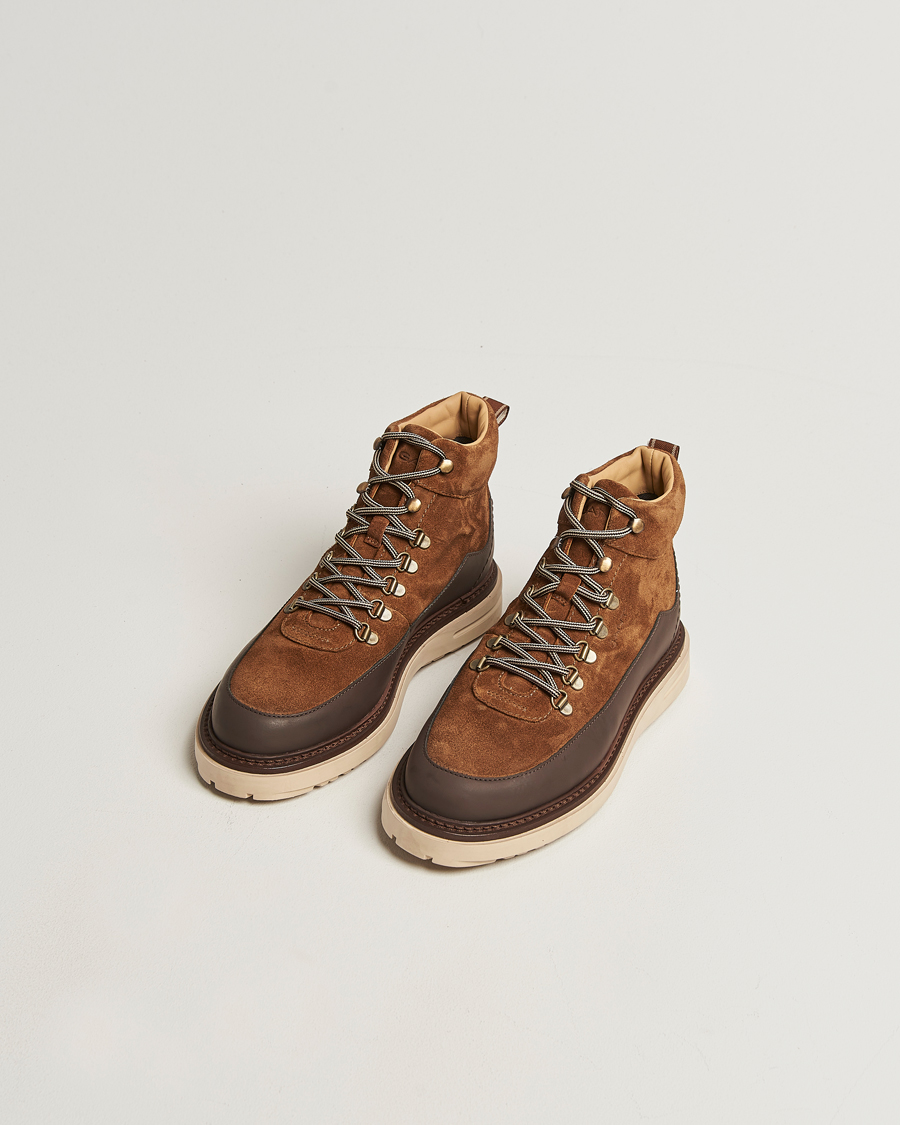 Herren | GANT Hillprep Suede Boot Cognac | GANT | Hillprep Suede Boot Cognac