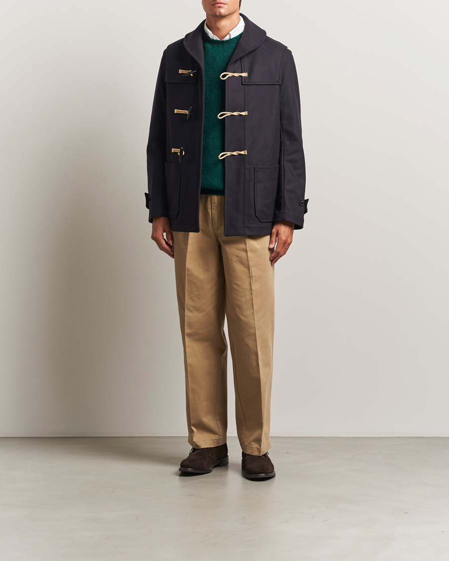 Herren | Jacken | Gloverall | Shawl Collar Duffle Jacket Navy