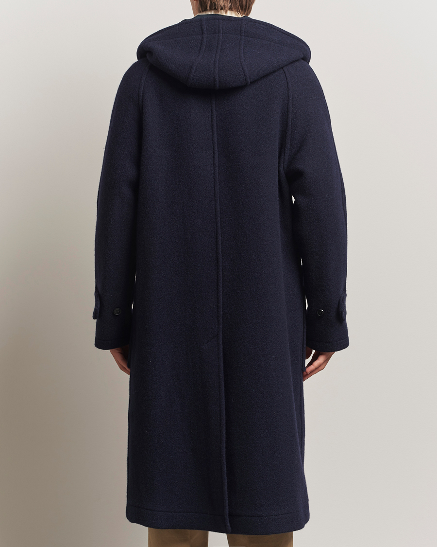 Herren | Jacken | Gloverall | Raglan Wool Coat Navy