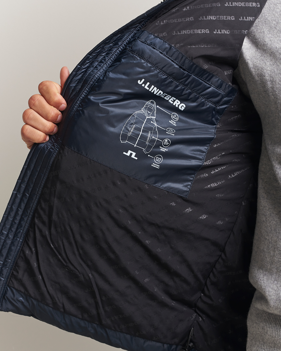 Herren | Jacken | J.Lindeberg | Daryl Down Hooded Jacket Navy