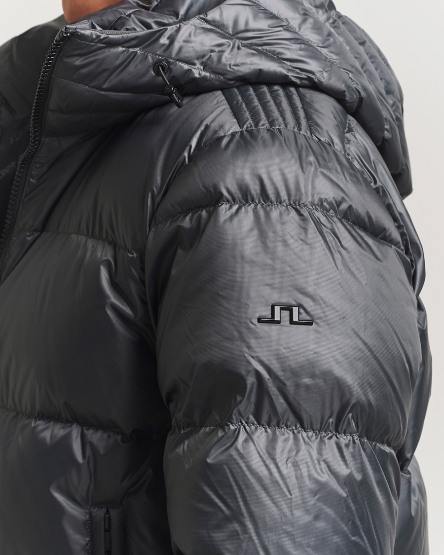 Herren | Jacken | J.Lindeberg | Daryl Down Hooded Jacket Asphalt