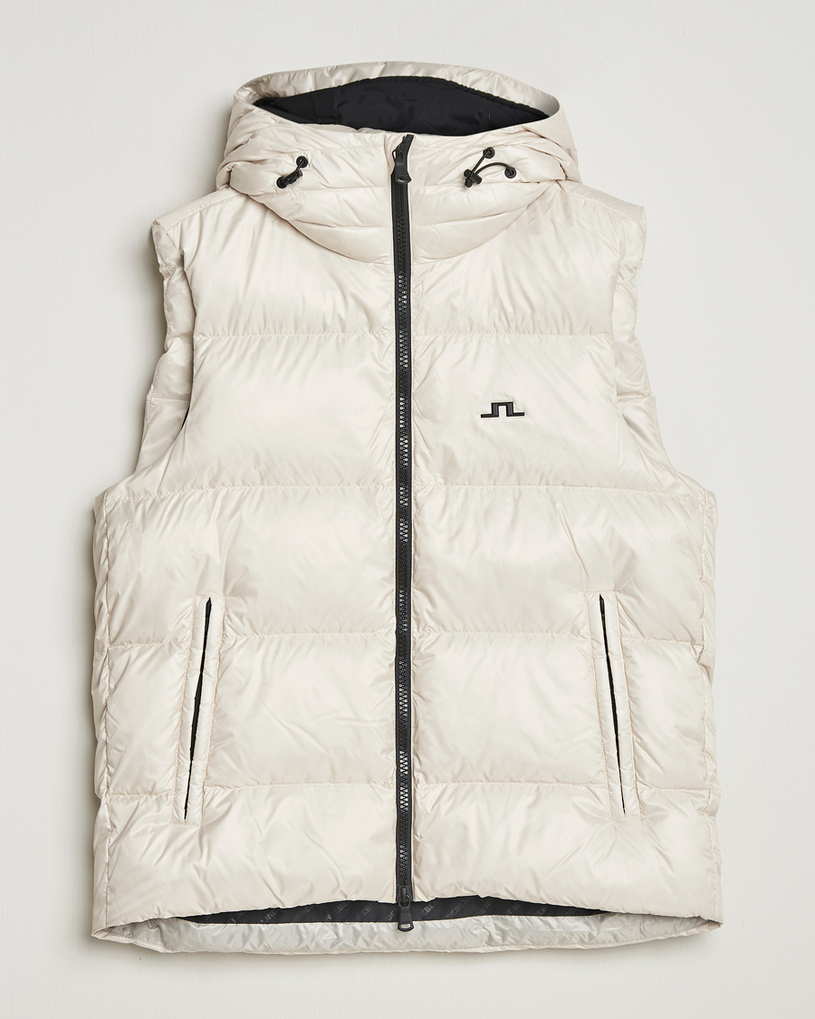 Herren | Jacken | J.Lindeberg | Daryl Down Hooded Vest Moonbeam