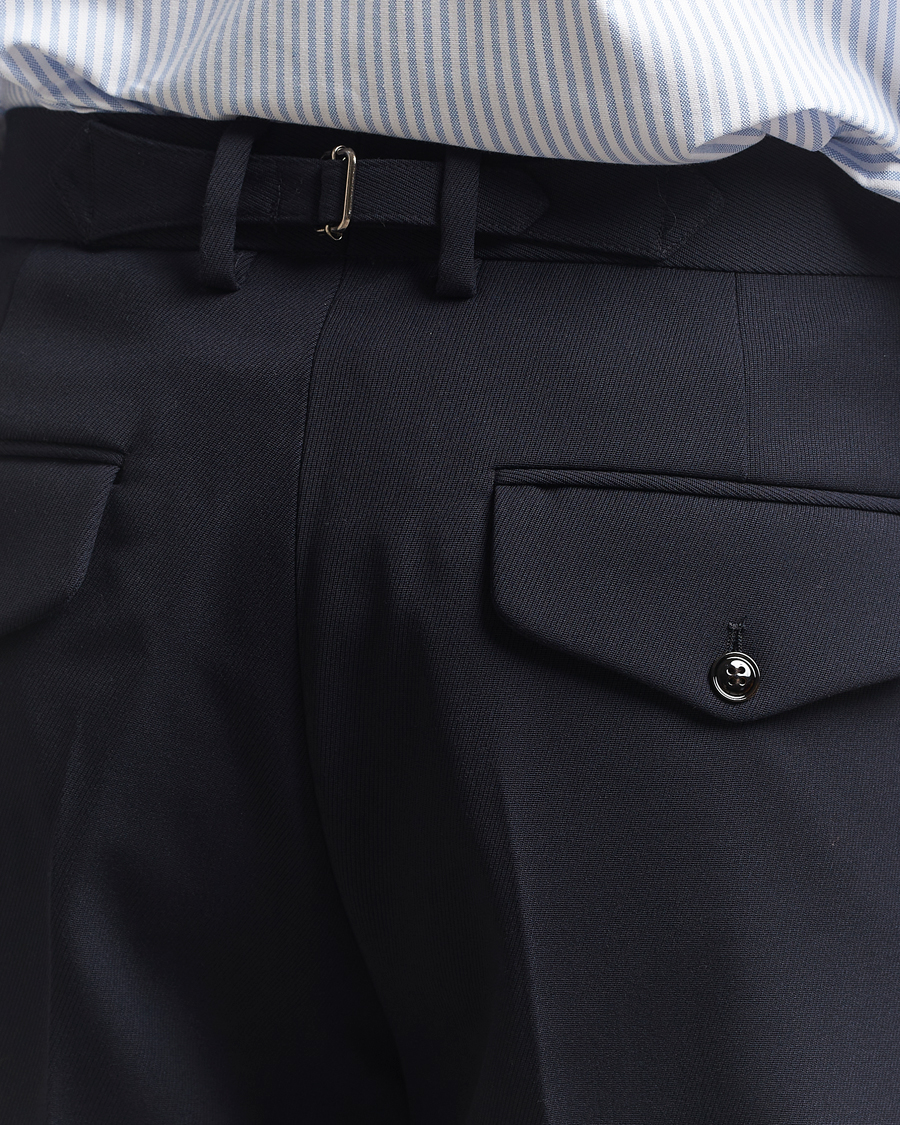 Herren | Hosen | NN07 | Justin Double Pleated Suit Trousers Deep Navy