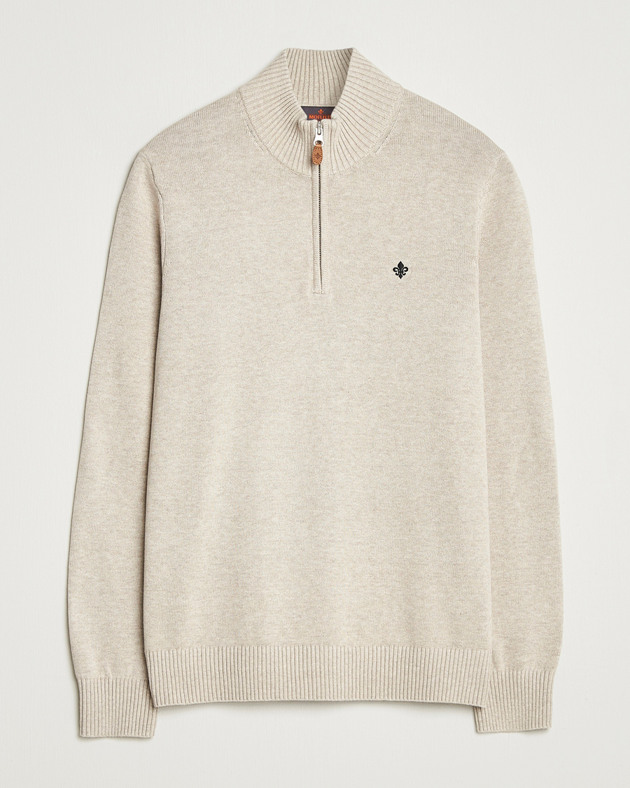 Herren | Pullover | Morris | Darmon Half Zip Beige