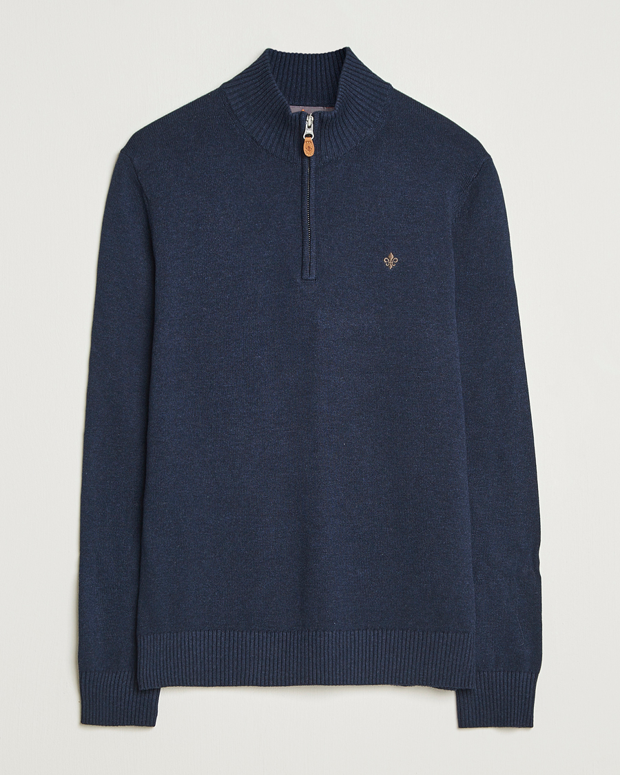 Herren | Pullover | Morris | Darmon Half Zip Blue