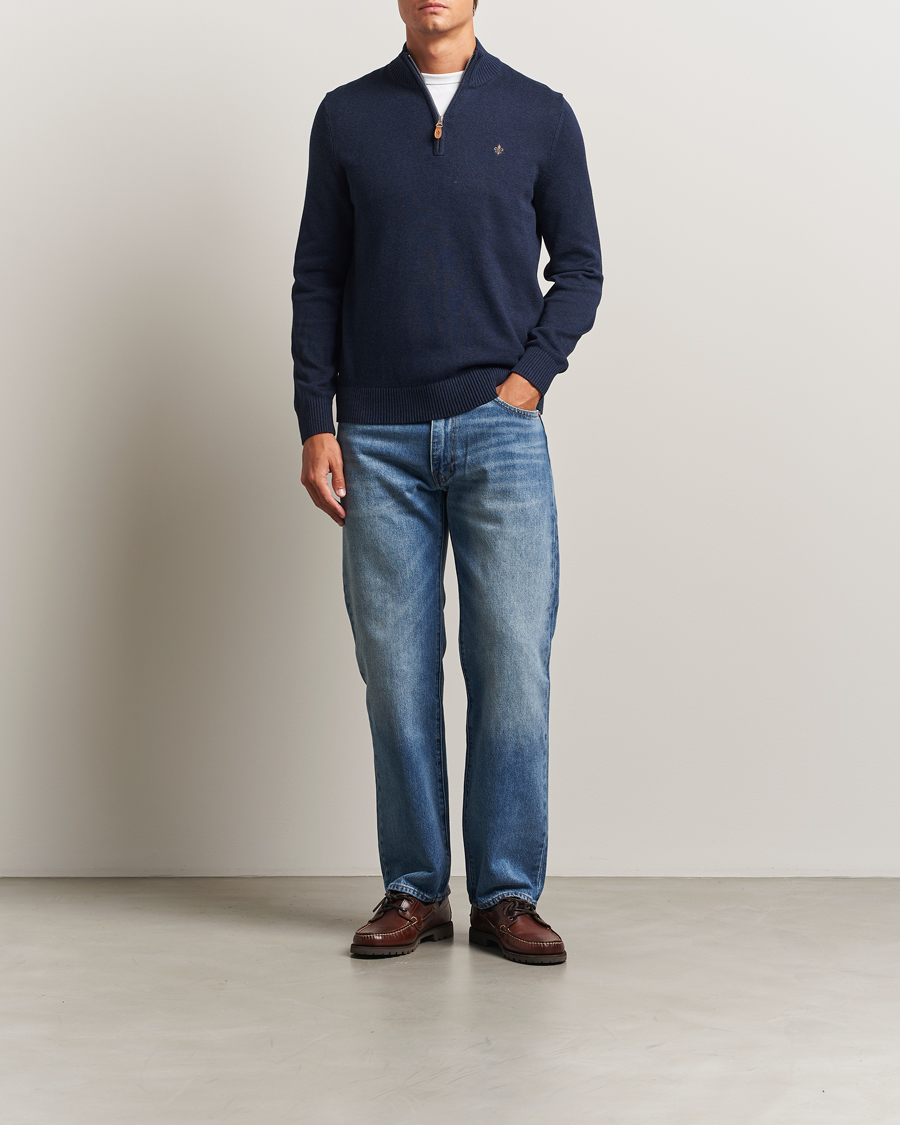 Herren | Pullover | Morris | Darmon Half Zip Blue