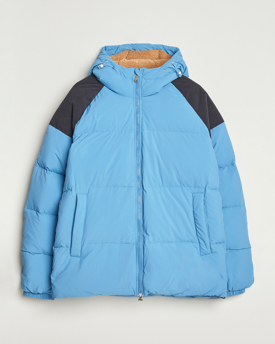 Herren | Jacken | Pyrenex | Retro Sten Hooded Puffer Jacket Parisian Blue