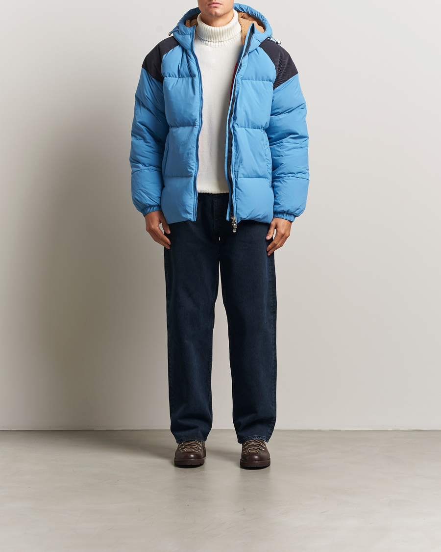 Herren | Jacken | Pyrenex | Retro Sten Hooded Puffer Jacket Parisian Blue