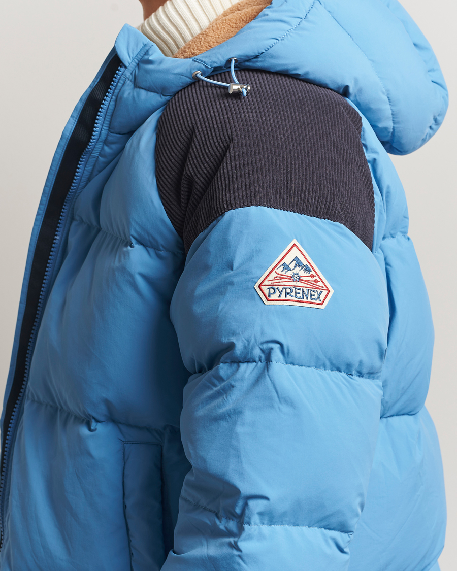 Herren | Jacken | Pyrenex | Retro Sten Hooded Puffer Jacket Parisian Blue