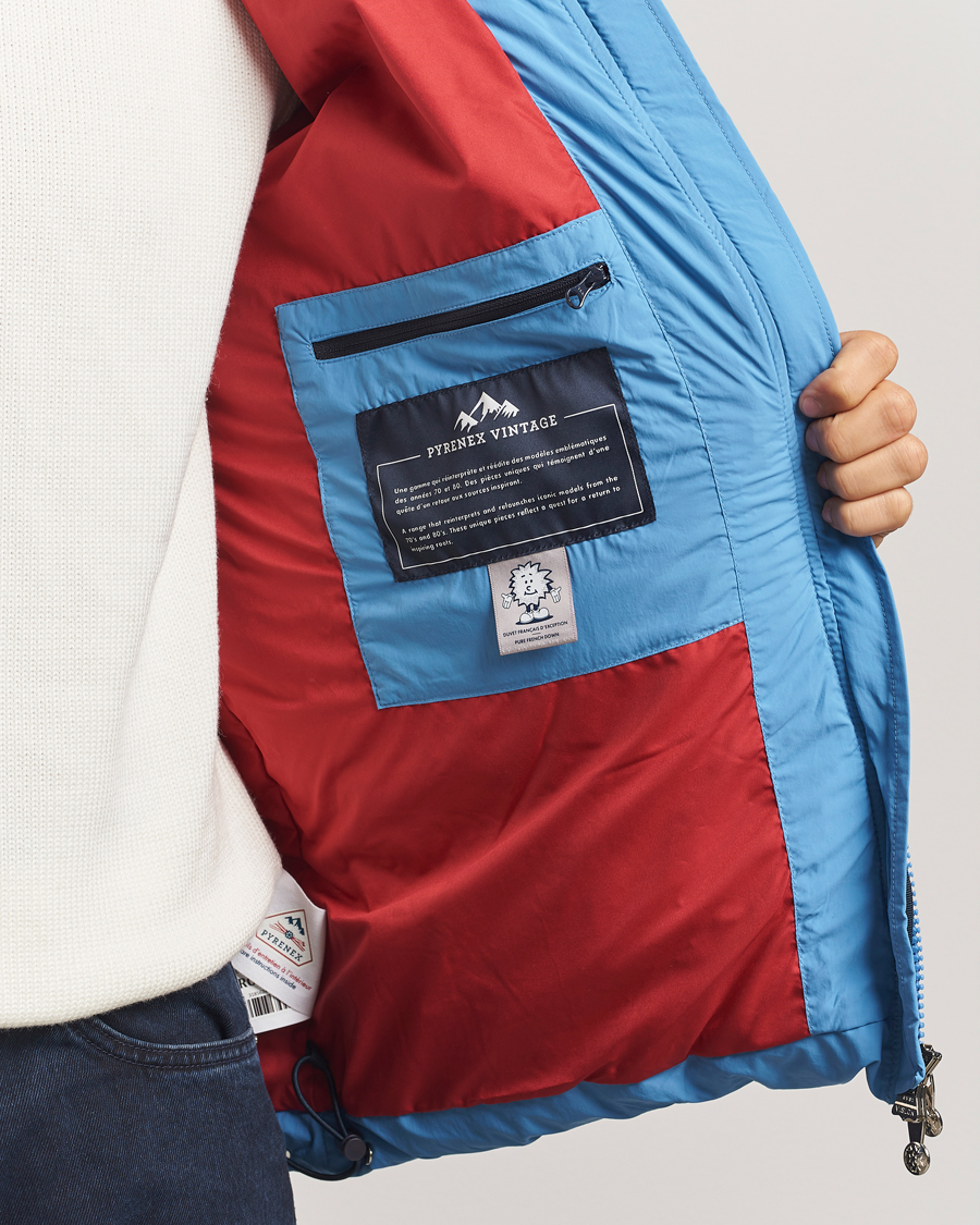 Herren | Jacken | Pyrenex | Retro Sten Hooded Puffer Jacket Parisian Blue