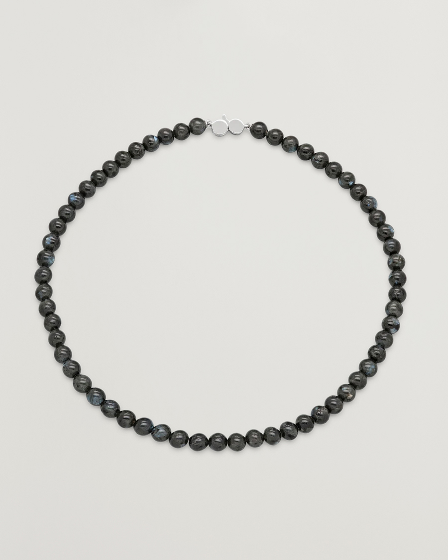 Herren | Schmuck | Tom Wood | Cove Necklace Black Larvikite