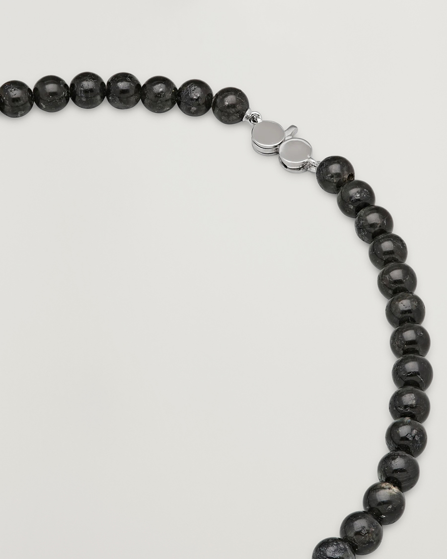 Herren | Schmuck | Tom Wood | Cove Necklace Black Larvikite