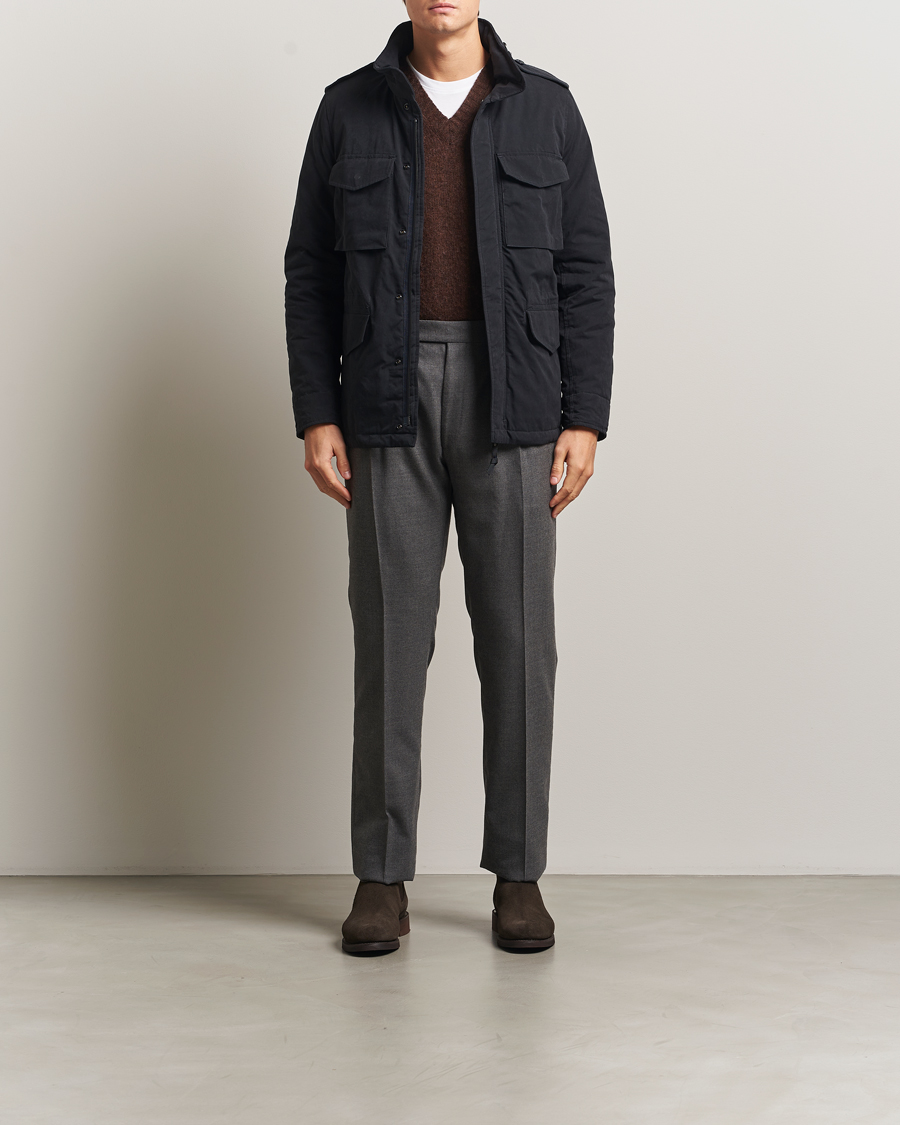 Herren | Jacken | Aspesi | Minifield Cotton Field Jacket Navy