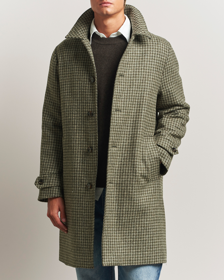 Herren | Jacken | Aspesi | Houndstooth Wool Coat Beige