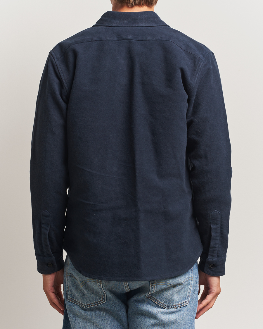 Herren | Hemden | Aspesi | Moleskine Utility Shirt Navy