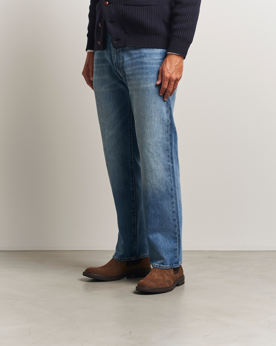 Herren | Boots | Astorflex | Bitflex Dainite Chelsea Boot Dark Khaki Suede