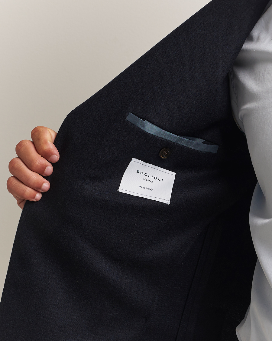 Herren | Sakkos | Boglioli | K Jacket Wool/Cashmere Blazer Navy