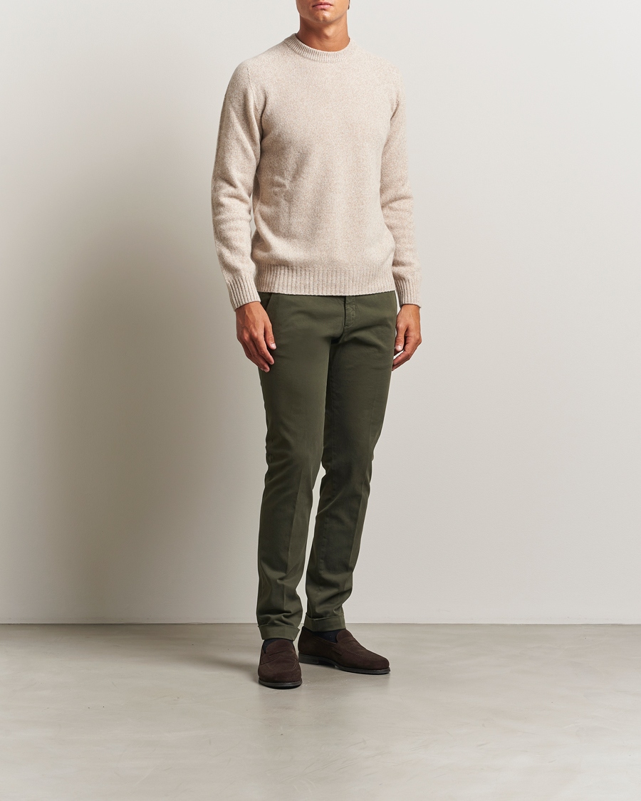 Herren | Hosen | Briglia 1949 | Slim Fit Cotton Stretch Chino Military
