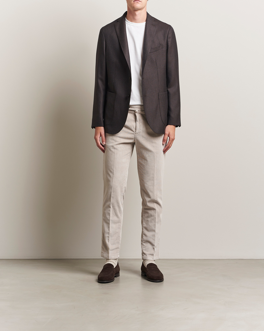 Herren | Hosen | Briglia 1949 | Easy Fit Corduroy Trousers Beige