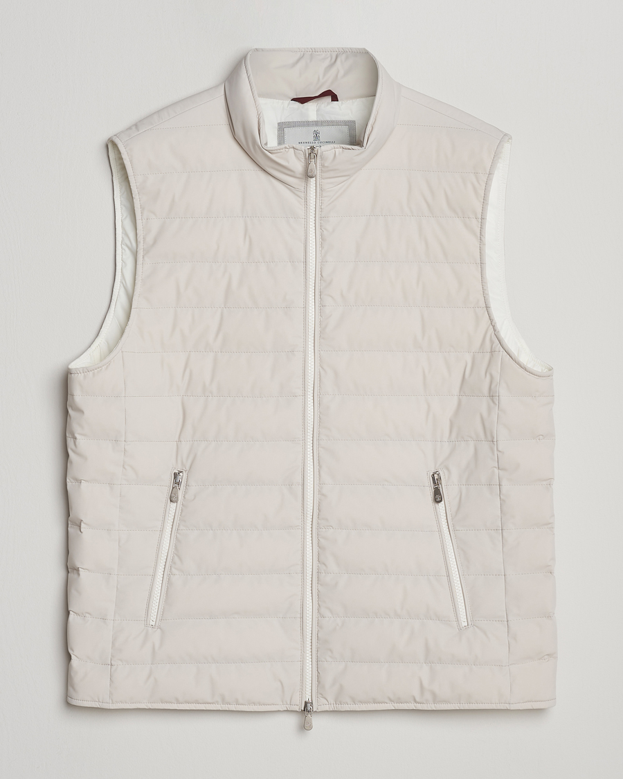 Herren | Jacken | Brunello Cucinelli | Nylon Gilet Light Beige